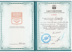 Сертификат Подлуцов Александр Юрьевич